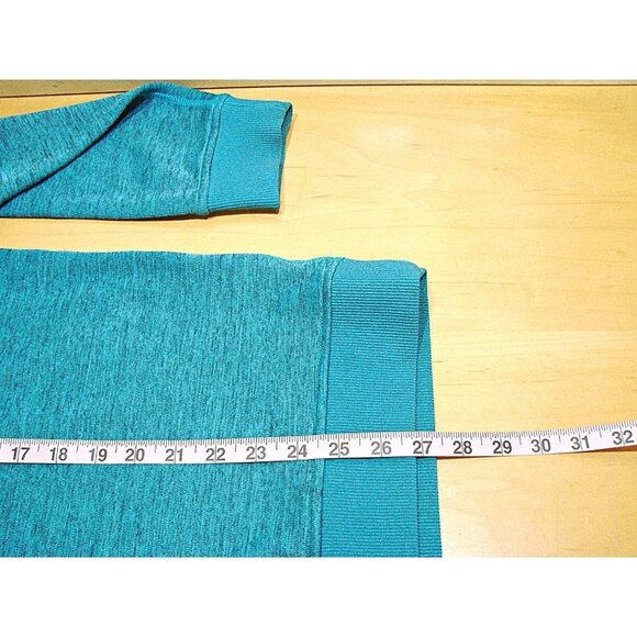 Under Armour Storm 1 Cold Gear Loose Fleece 1/4 Zip Pullover Sweatshirt Teal XL - Picture 7 of 12
